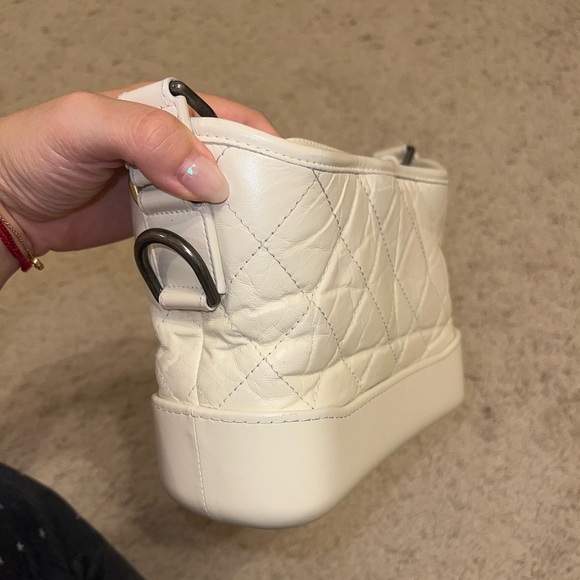 Chanel Gabrielle white small hobo crossbody - Picture 16 of 16